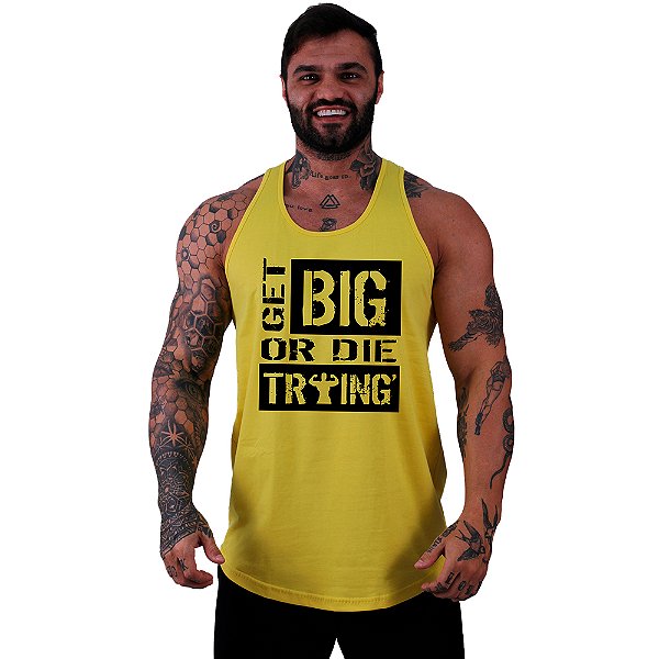 Regata Longline Masculina MXD Conceito Fique Grande ou Morra Treinando