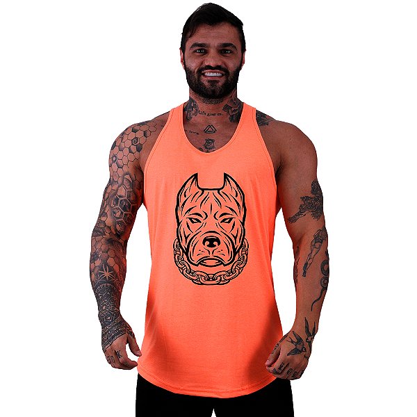 Regata Longline Masculina MXD Conceito Pitbull Mau