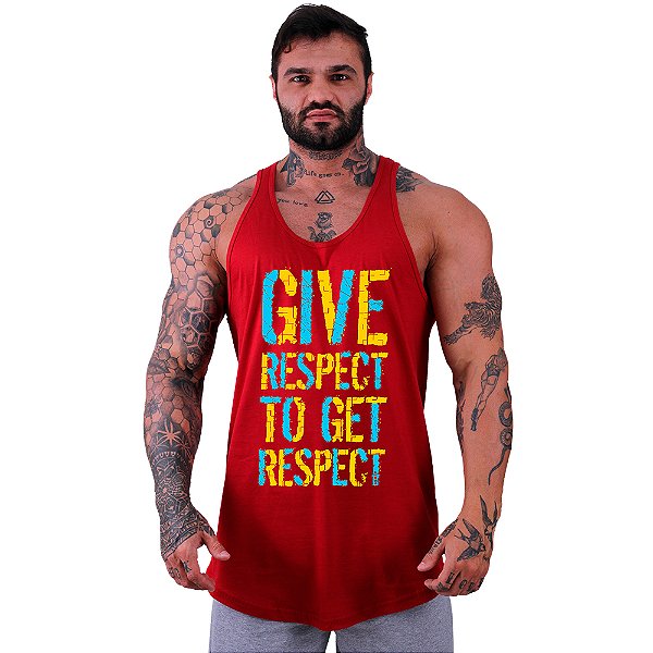 Regata Longline Masculina MXD Conceito Give Respect To Get Respect