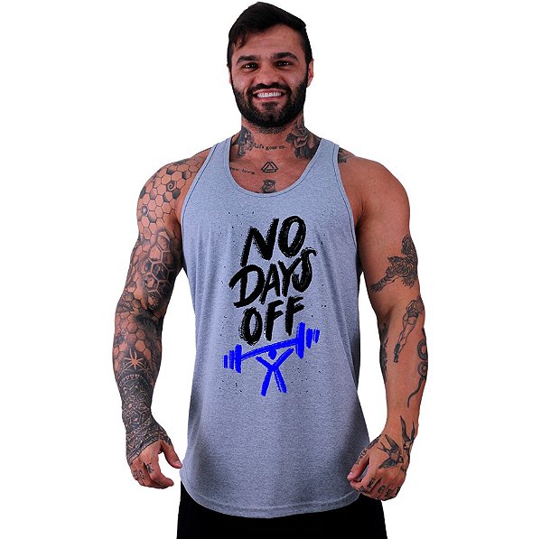 Regata Longline Masculina MXD Conceito No Days Off Sem Dias de Folga