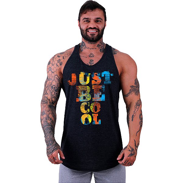Regata Longline Masculina MXD Conceito Just Be Cool Apenas Seja Legal