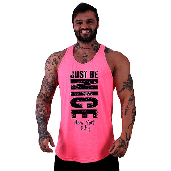 Regata Longline Masculina MXD Conceito Just Be Nice Apenas Seja Legal
