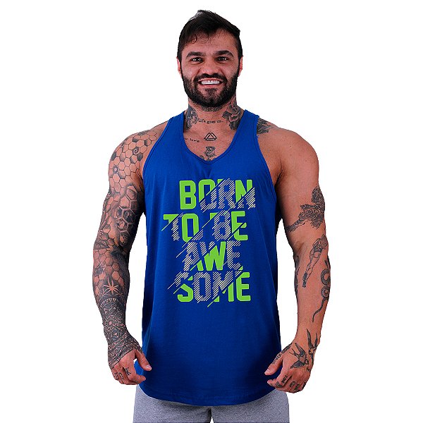Regata Longline Masculina MXD Conceito Born To Be Awesome