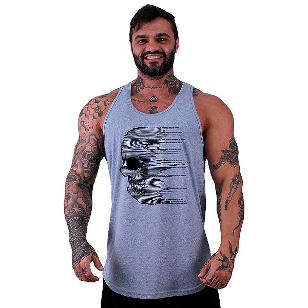 Regata Longline Masculina MXD Conceito Caveira Wind