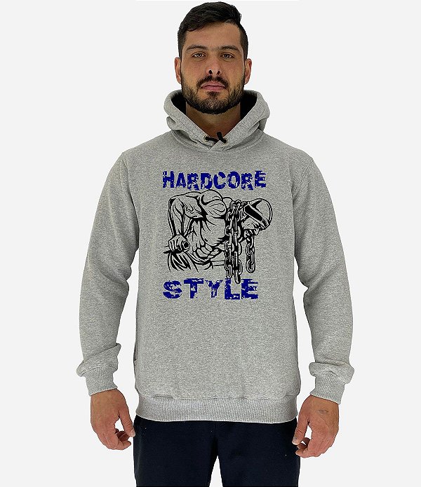 Blusa Moletom Masculino MXD Conceito Com Touca Hardcore Style