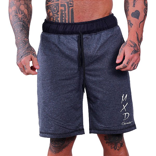 Bermuda Estampada Masculina MXD Conceito Logo Vertical