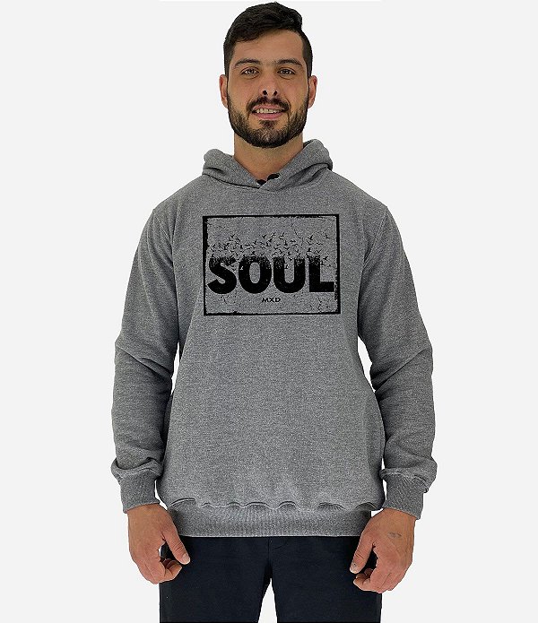 Blusa Moletom Masculino MXD Conceito Com Touca Soul