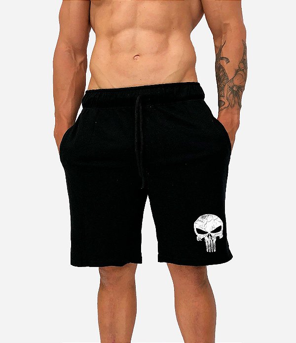 Bermuda Estampada Masculina MXD Conceito Caveira Vingador