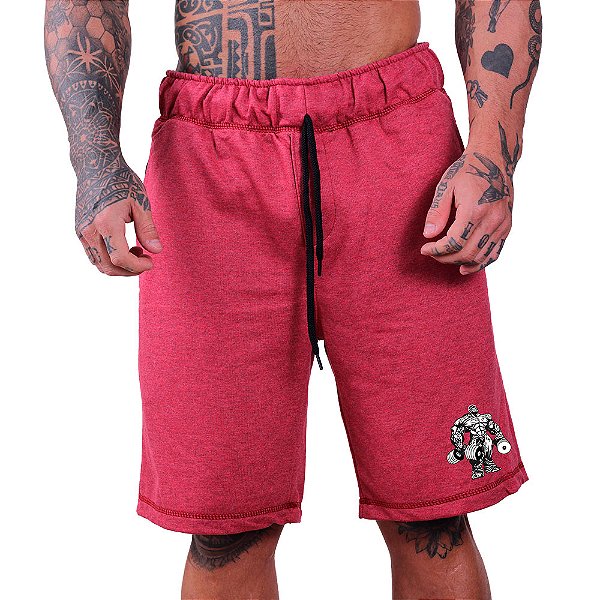 Bermuda Estampada Masculina MXD Conceito Strong Man com Halteres