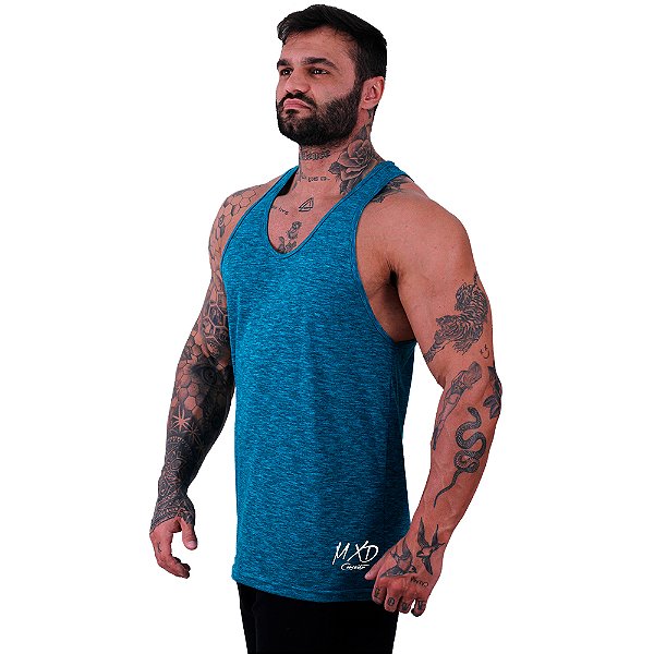 Regata Cavada Estampa Lateral Masculina MXD Conceito Clássico