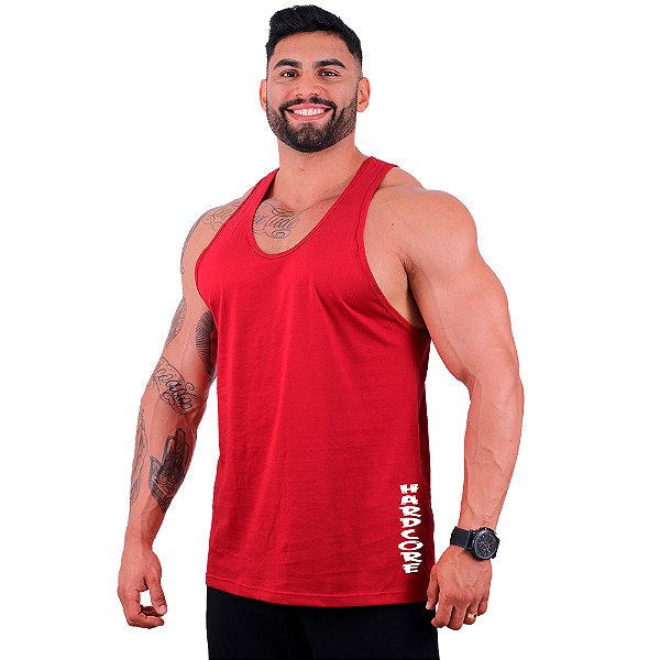 Regata Cavada Estampa Lateral Masculina MXD Conceito Hardcore