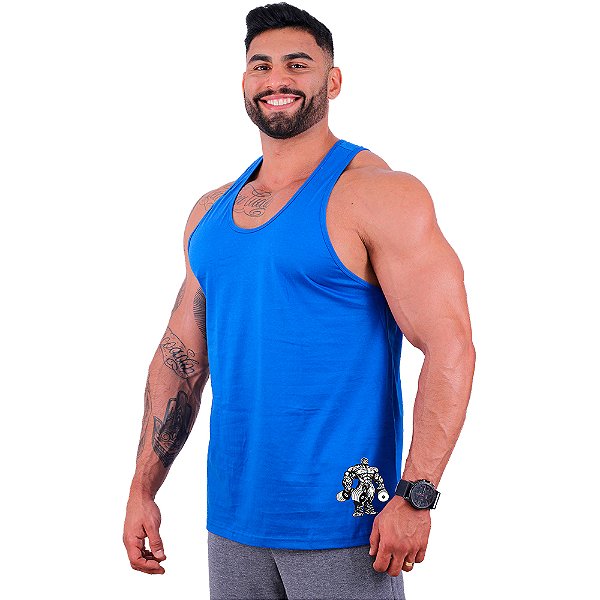 Regata Cavada Estampa Lateral Masculina MXD Conceito Monster