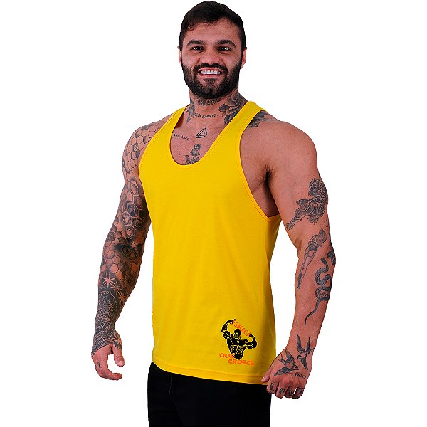 Regata Cavada Estampa Lateral Masculina MXD Conceito Esmaga que Cresce