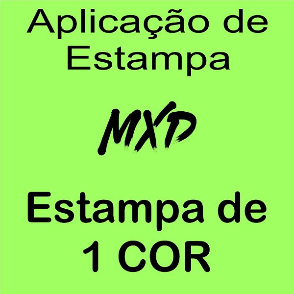 Aplicação de Estampa 1 Cor