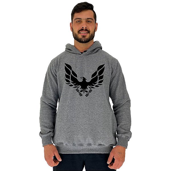 Blusa Moletom Masculino MXD Conceito Com Touca Fênix