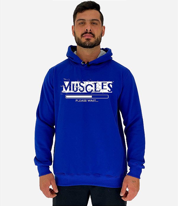 Blusa Moletom Masculino MXD Conceito Com Touca Muscles