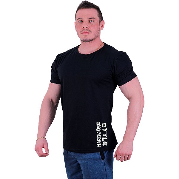 Camiseta Tradicional Masculina MXD Conceito Estampa Lateral Hardcore Style