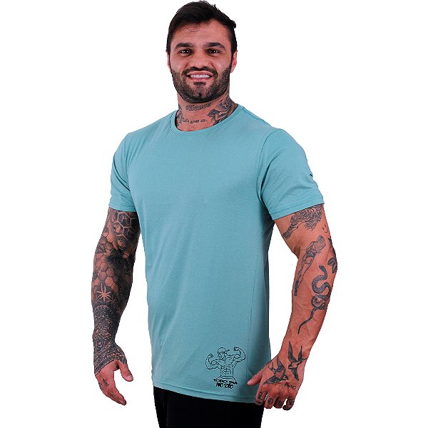 Camiseta Tradicional Masculina MXD Conceito Estampa Lateral Todo Dia Ano Todo