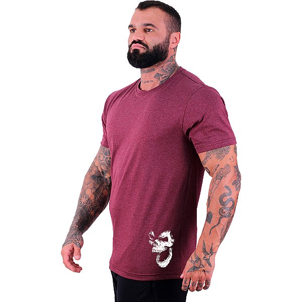 Camiseta Tradicional Masculina MXD Conceito Estampa Lateral Gorila