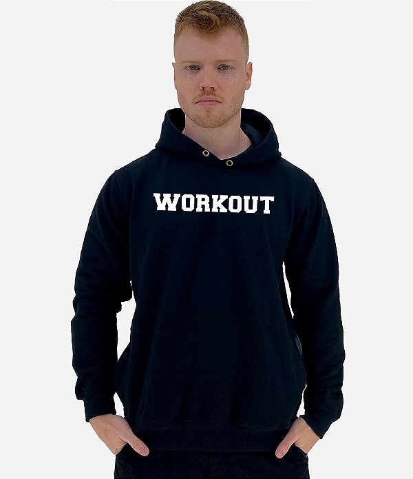 Blusa Moletom Masculino MXD Conceito Com Touca Workout