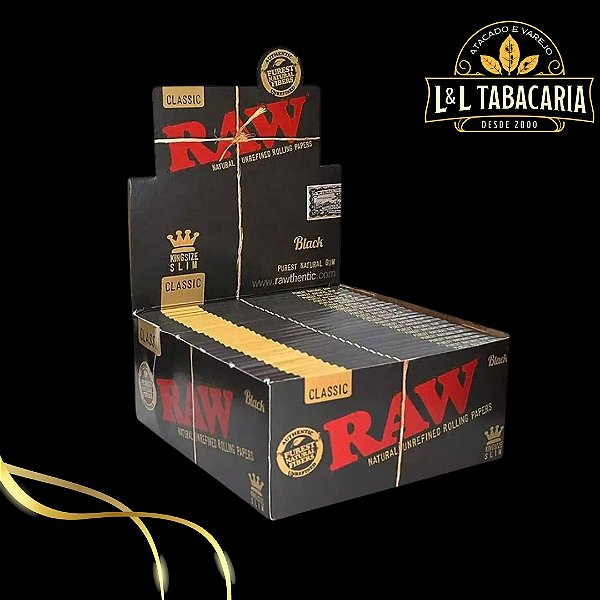 RAW BLACK CAIXA C/50