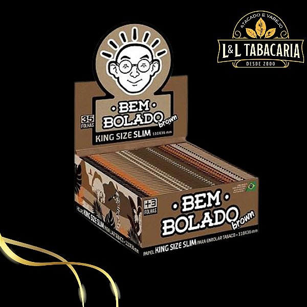 BEM BOLADO BROWN KS SLIM SIZE CAIXA C/50