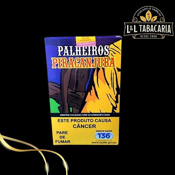 PALHEIRO PIRACANJUBA TRADICIONAL CAIXA C/10 MAÇOS | 20 PALHEIROS