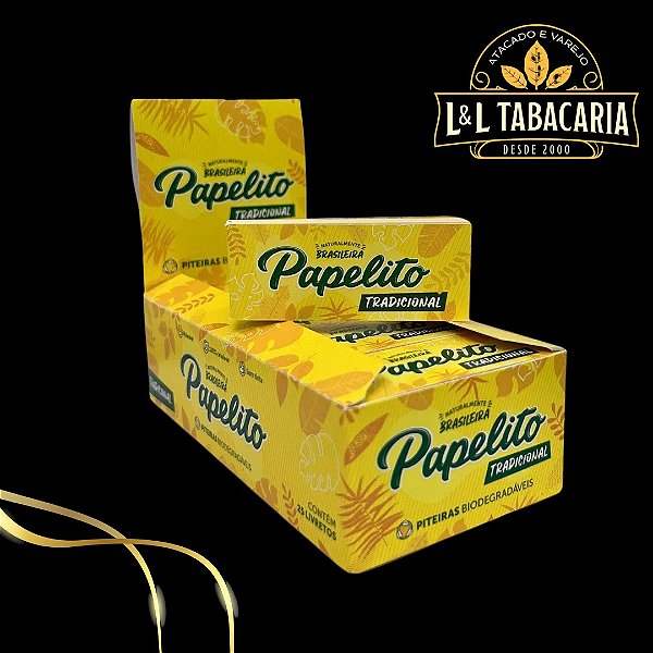 PITEIRA PAPELITO TRADICIONAL CAIXA C/ 25