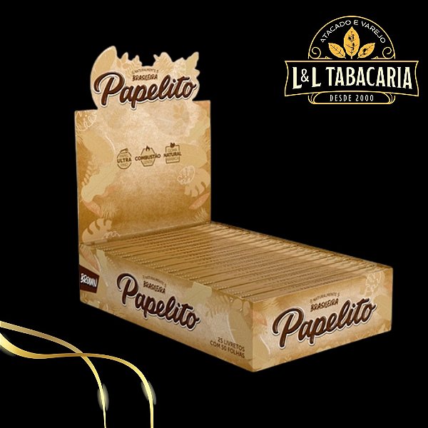 PAPELITO BROWN MINI SIZE CAIXA C/25