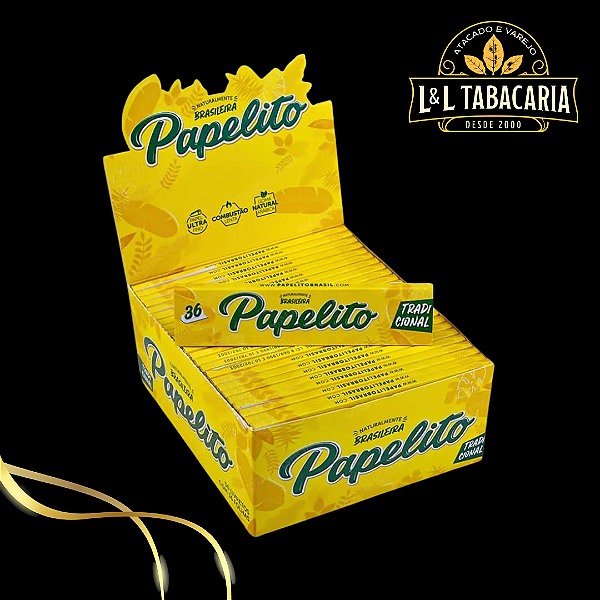 SEDA PAPELITO TRADICIONAL KING SIZE CAIXA C/50