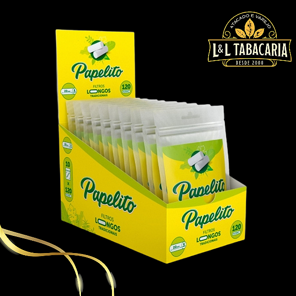 FILTRO PAPELITO TRADICIONAL LONGO | CAIXA C/ 10