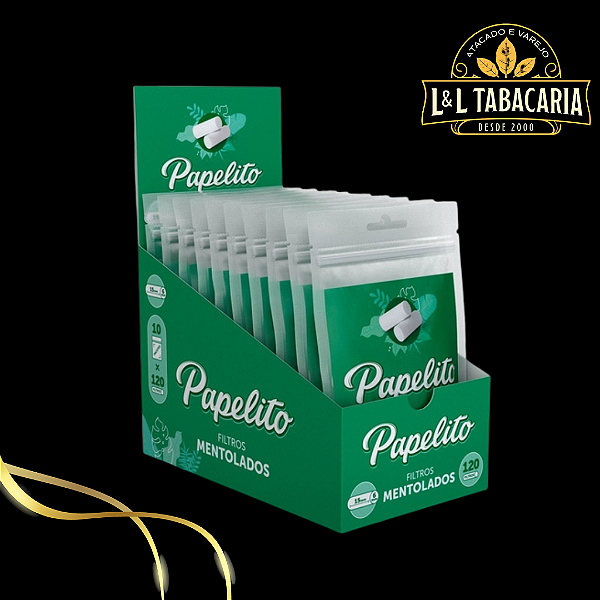 FILTRO PAPELITO MENTOLADO | CAIXA C/ 10