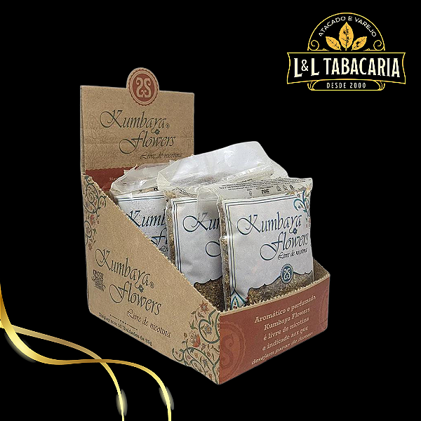 TABACO SASSO KUMBAYA FLOWERS | CAIXA C/ 10