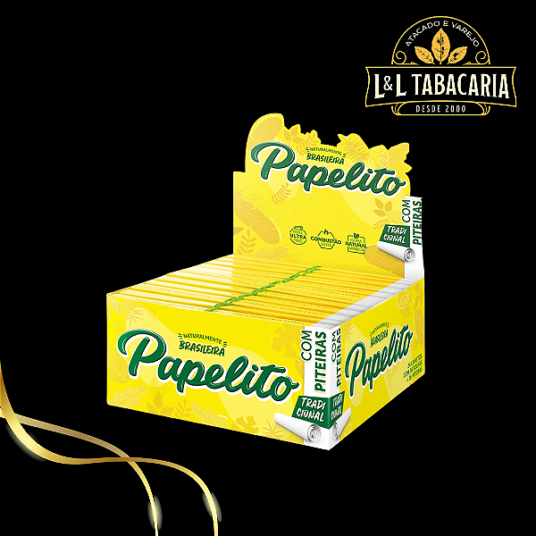 SEDA PAPELITO TRADICIONAL COM PITEIRA | CAIXA C/ 24