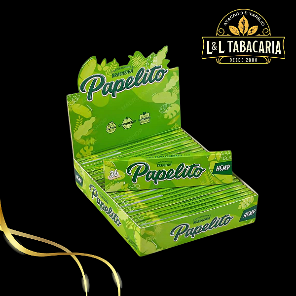 SEDA PAPELITO HEMP KING SIZE | CAIXA C/ 25