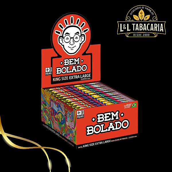 SEDA BEM BOLADO EXTRA LARGE KING SIZE | CAIXA C/ 50