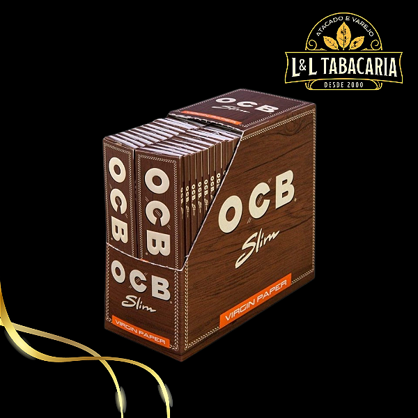 SEDA OCB SLIM VIRGIN KING SIZE | CAIXA C/ 50