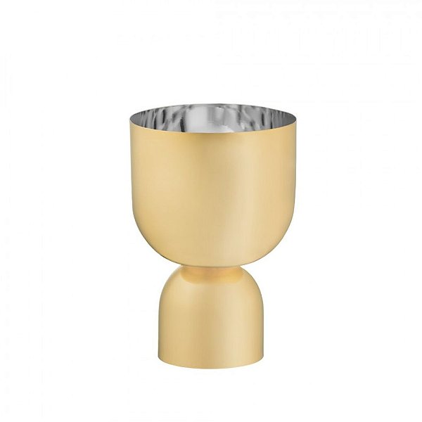 Cachepot Pequeno Boreal Ouro 24k - Riva