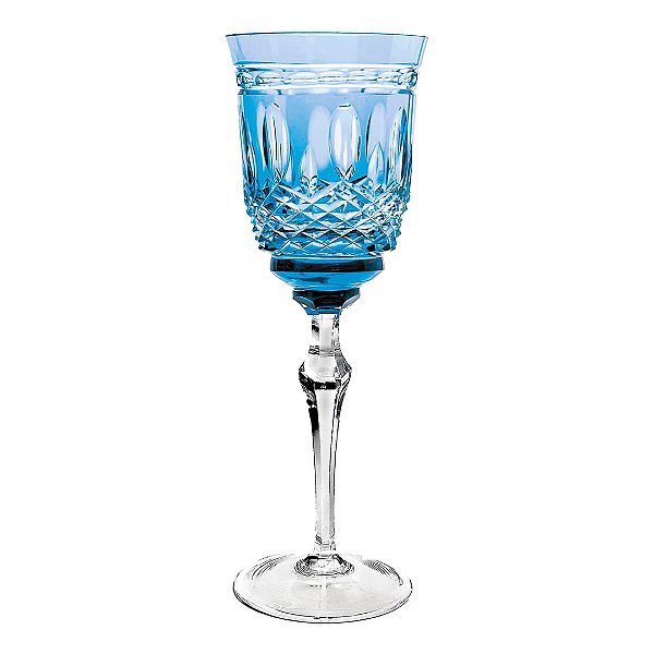 Taça de Cristal Strauss Água 460 ml Azul Claro