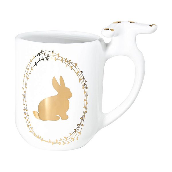 Caneca Patinha Páscoa - Branco