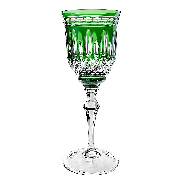 Taça de Cristal Strauss Água 460 ml Verde Escuro