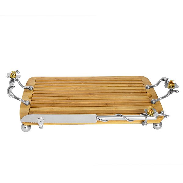 Conjunto Migalheira em Bambu Orquídea