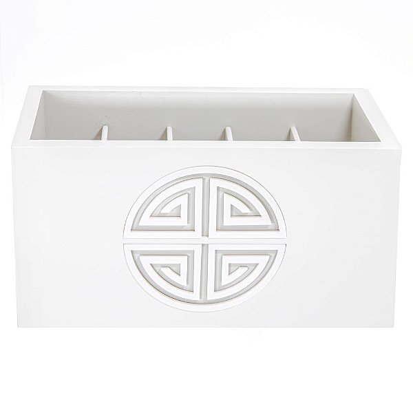 Porta Controles Afrodite White