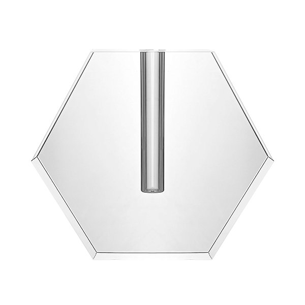 Vaso de Cristal Decorativo Hexa