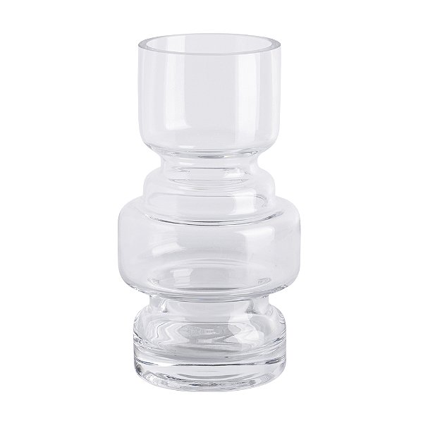 Vaso de Vidro Transparente 3 Níveis