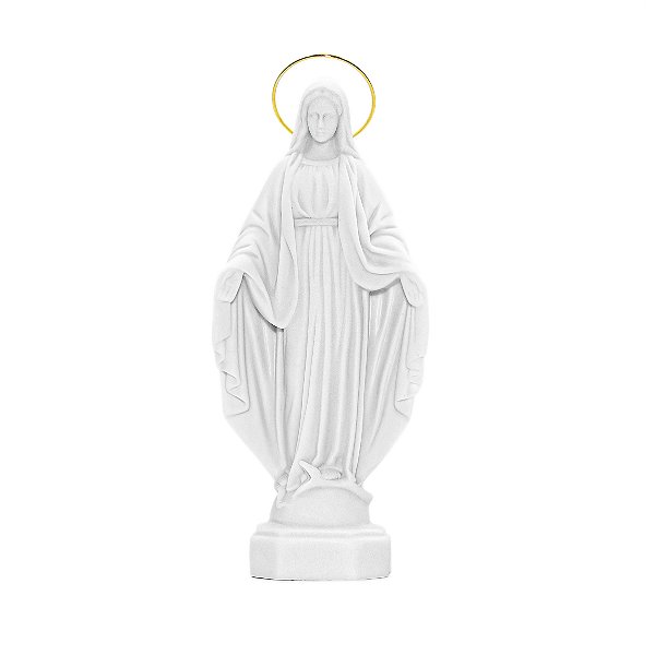 Nossa Senhora das Graças com Auréola Dourada 20 cm