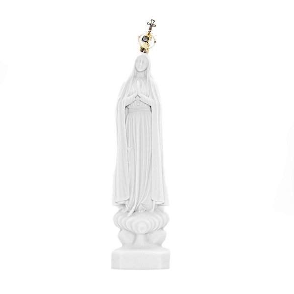 Nossa Senhora de Fátima com Coroa Dourada 28 cm