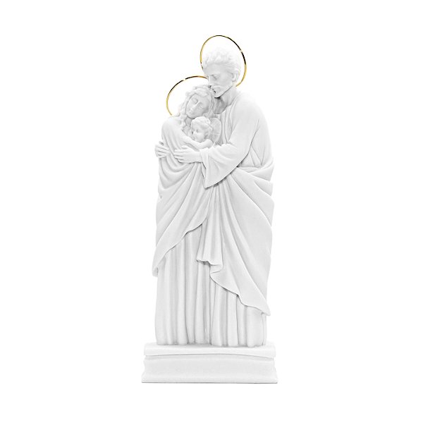 Sagrada Família com Auréola Dourada 27 cm