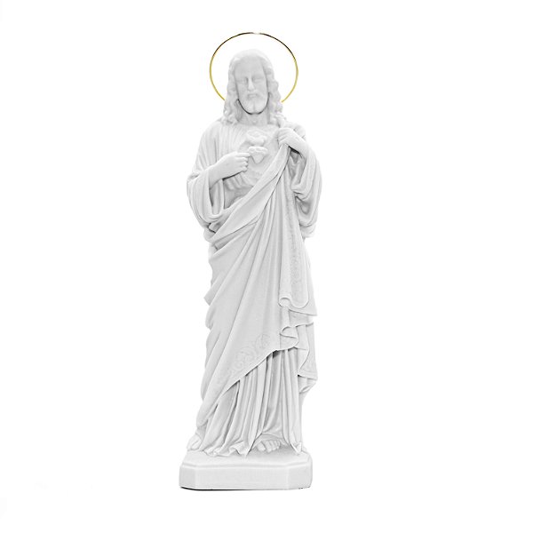 Sagrado Coração de Jesus com Auréola Dourada 30 cm