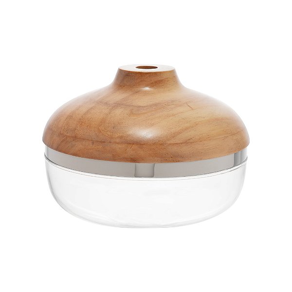 Vaso Decorativo Tampa Madeira P